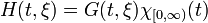 H(t,\xi )=G(t,\xi )\chi _{{[0,\infty )}}(t)