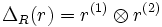 \Delta _{R}(r)=r^{{(1)}}\otimes r^{{(2)}}