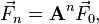 {\vec  F}_{{n}}={\mathbf  {A}}^{n}{\vec  F}_{{0}},