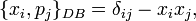 \{x_{i},p_{j}\}_{{DB}}=\delta _{{ij}}-x_{i}x_{j},