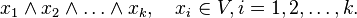 x_{1}\wedge x_{2}\wedge \dots \wedge x_{k},\quad x_{i}\in V,i=1,2,\dots ,k.