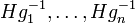 Hg_{1}^{{-1}},\ldots ,Hg_{n}^{{-1}}