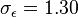 \sigma _{{\epsilon }}=1.30