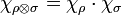 \chi _{{\rho \otimes \sigma }}=\chi _{\rho }\cdot \chi _{\sigma }