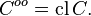 C^{{oo}}=\operatorname {cl}C.