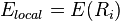 E_{{local}}=E(R_{i})