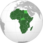 Map of African Union