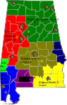 Boy Scout Council Map