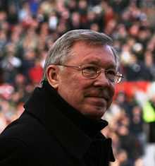 A portrait of Alex Ferguson.