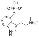 3-[2-(methylammonio)ethyl]-1H-indol-4-yl hydrogen phosphate