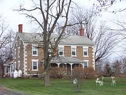 Cobblestone Farmhouse at 1229 Birdsey Road