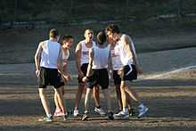 The Buckley Griffins run at Pearce College