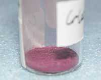 Solid Chromium (III) acetylacetonate