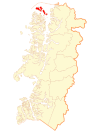 Location of the Commune of Guaitecas in Aysén del General Carlos Ibáñez del Campo Region