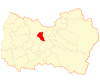 Map of Peumo commune in the O'Higgins Region