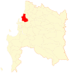 Location of the Tomé commune in Biobío Region