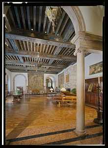 The music room at Dumbarton Oaks.