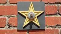 Metal star-shaped anchor plate in Petaluma, California