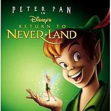 Front cover for the "Return to Never Land" soundtrack.