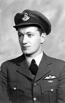 A portrait photograph of a young man in an air force uniform