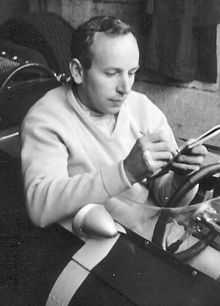 John Surtees in his Ferrari at the British Grand Prix 1964.