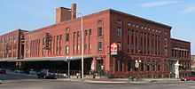 Three-to-four-story brick buildings