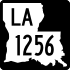 Louisiana Highway 1256 marker