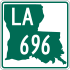 Louisiana Highway 696 marker