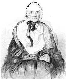 Engraving of Lucy Mack Smith