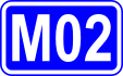 Highway M02 shield}}