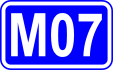 Highway M07 shield}}