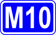 Highway M10 shield}}