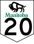 Manitoba Highway 20 shield