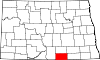 State map highlighting McIntosh County