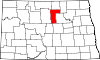 State map highlighting Pierce County