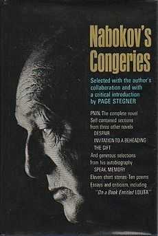 Front cover of the first edition of Nabokov's Congeries