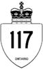 Highway 117 shield