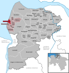 Padingbüttel in CUX.svg