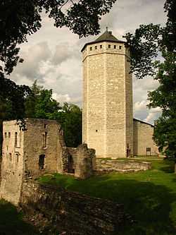 Teutonic Order castle in Paide, Estonia.