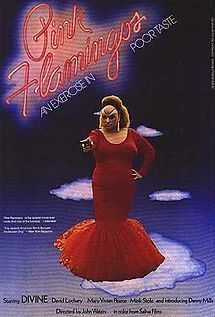 An obese woman stands center stage, holding a gun as the title is above her, with the tagline "An exercise in poor taste"