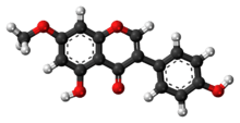 Prunetin molecule