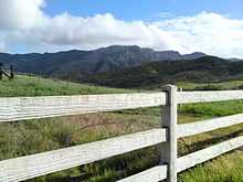 Mountain on Rancho Guadalasca, now Boney Mountain.