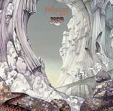 The cover of Yes' "Relayer" album, which depicts a dreamlike, fantasy landscape of an icy world