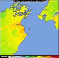 A ShakeMap is a representation of ground shaking produced by an earthquake. The information it presents is different from the earthquake magnitude and epicentre that are released after an earthquake because ShakeMap focuses on the ground shaking produced by the earthquake, rather than the parameters describing the earthquake source. So, while an earthquake has one magnitude and one epicentre, it produces a range of ground shaking levels at sites throughout the region depending on distance from the earthquake, the rock and soil conditions at sites, and variations in the propagation of seismic waves from the earthquake due to complexities in the structure of the Earth's crust