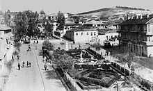 A picture of the center of Shijak, Albania in 1964.