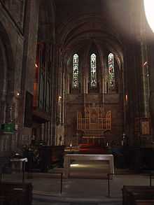 Shrewsbury Abbey organ.