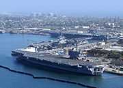 Carl Vinson, Nimitz and Ronald Reagan at North Island Naval Air Station