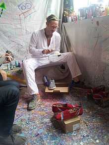 Tyler Ramsey Painting TOMS Shoes