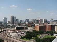 A view of the Uptown Dallas skyline.