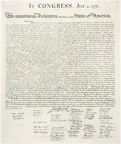 The United States Declaration of Independence